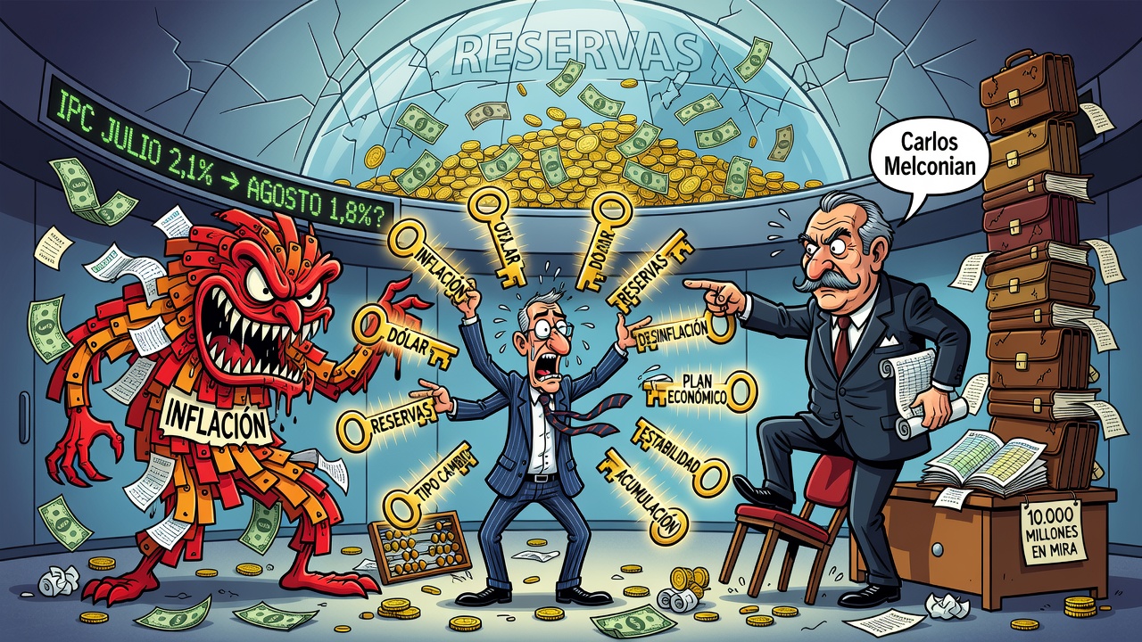 Las ocho claves de la economía que viene: inflación, dólar y reservas en la mira del Gobierno