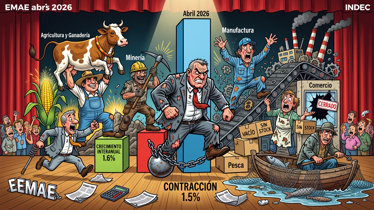 Image for La actividad económica se contrajo 1,5% en abril respecto de marzo