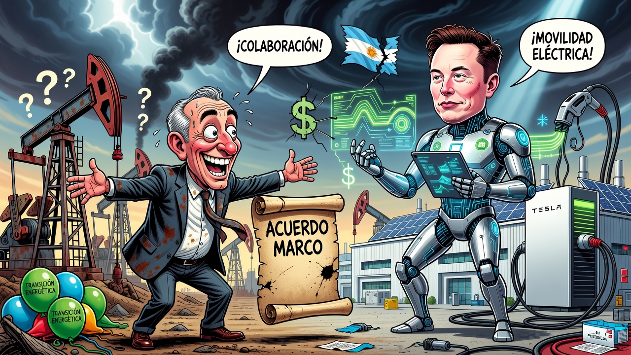 Horacio Marín anunció que YPF firmó un acuerdo con Tesla para explorar colaboraciones energéticas