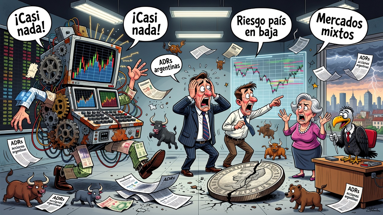 S&P Merval cerró con leve variación negativa en los 3.352.707 puntos