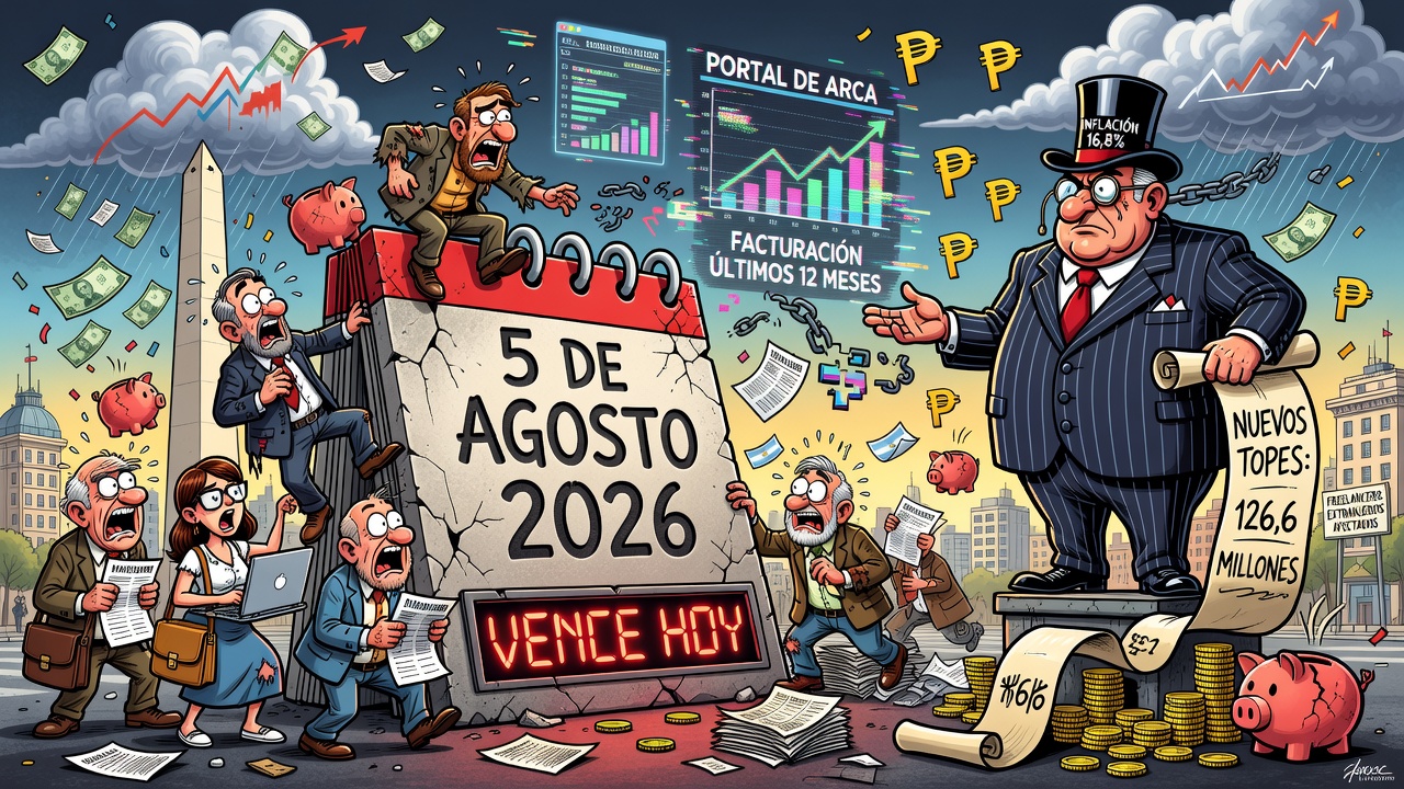 Image for Vence hoy la recategorización del Monotributo con ajuste de 16,8% en los topes