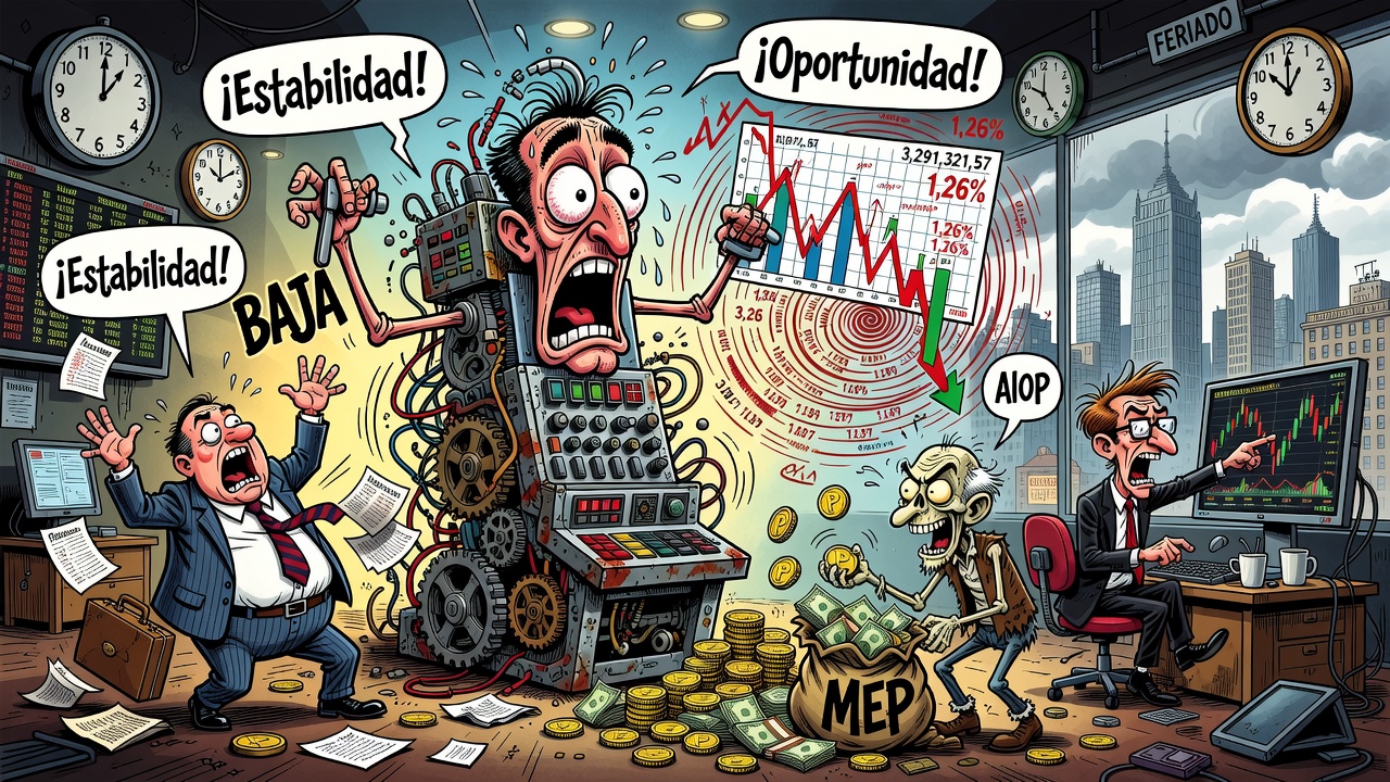 Image for El S&P Merval ajustó posiciones y cerró con baja del 1,26%