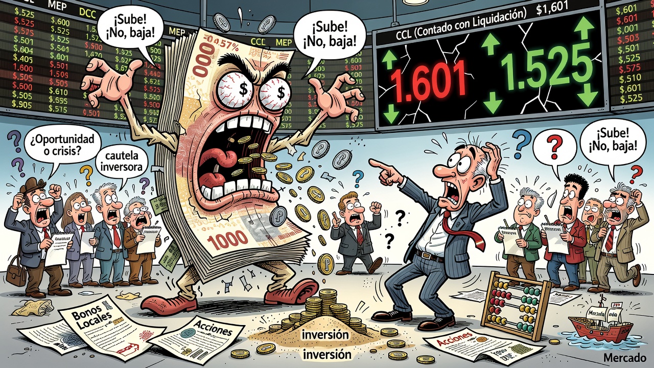 Image for Dólar CCL opera en torno a $1.601 y MEP cerca de $1.525 con variaciones mixtas