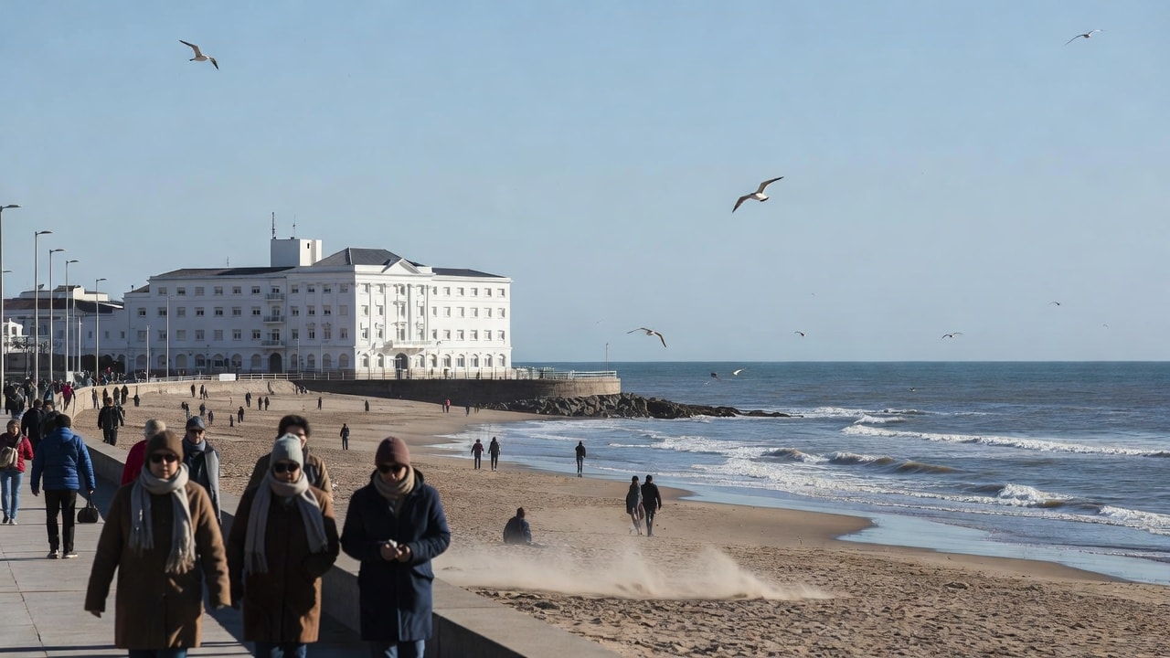 El SMN pronostica temperaturas entre 4°C y 15°C para Mar del Plata sin lluvias