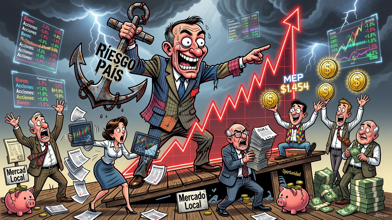 Image for Riesgo país vuelve a subir tras tocar mínimos de ocho años