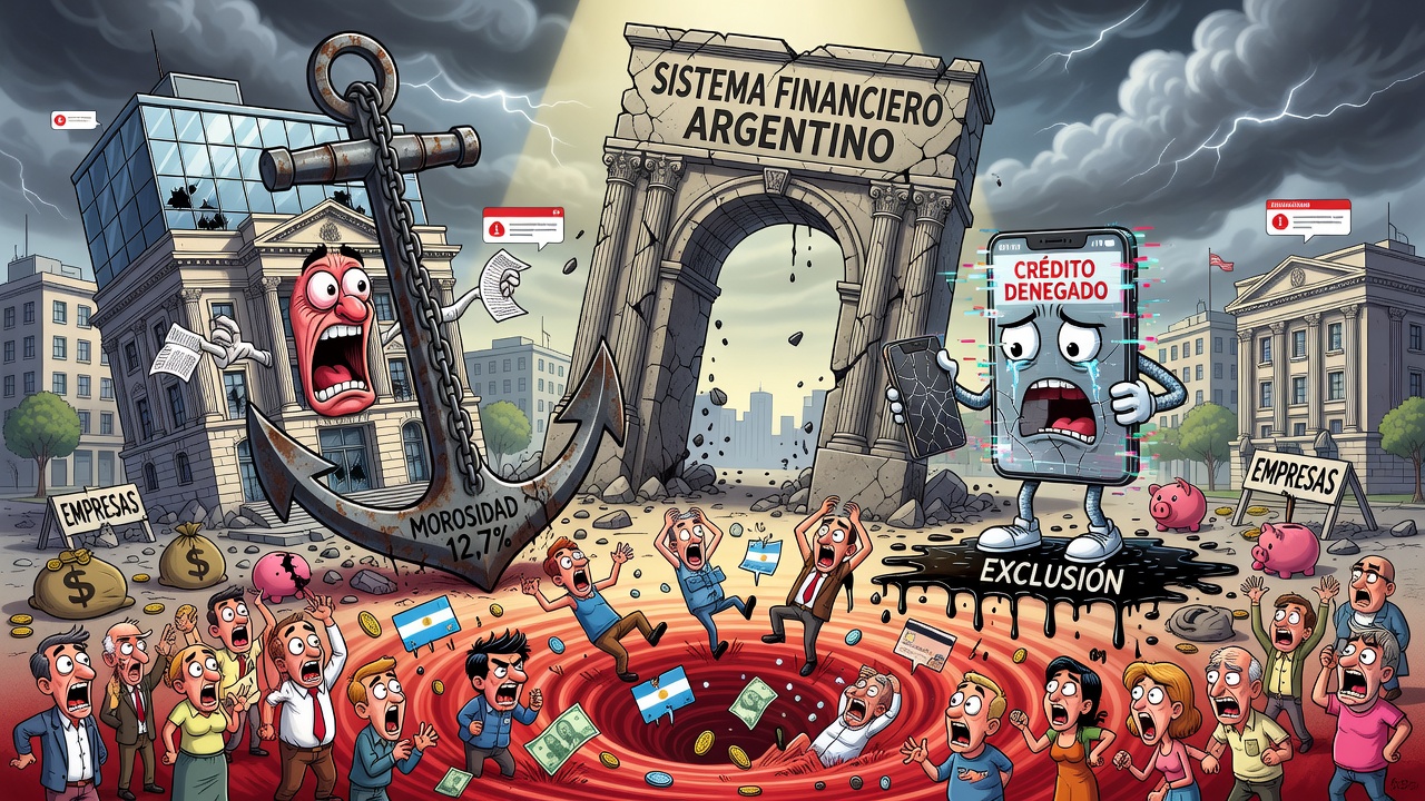 Morosidad en el sistema financiero argentino alcanzó récord en más de 20 años