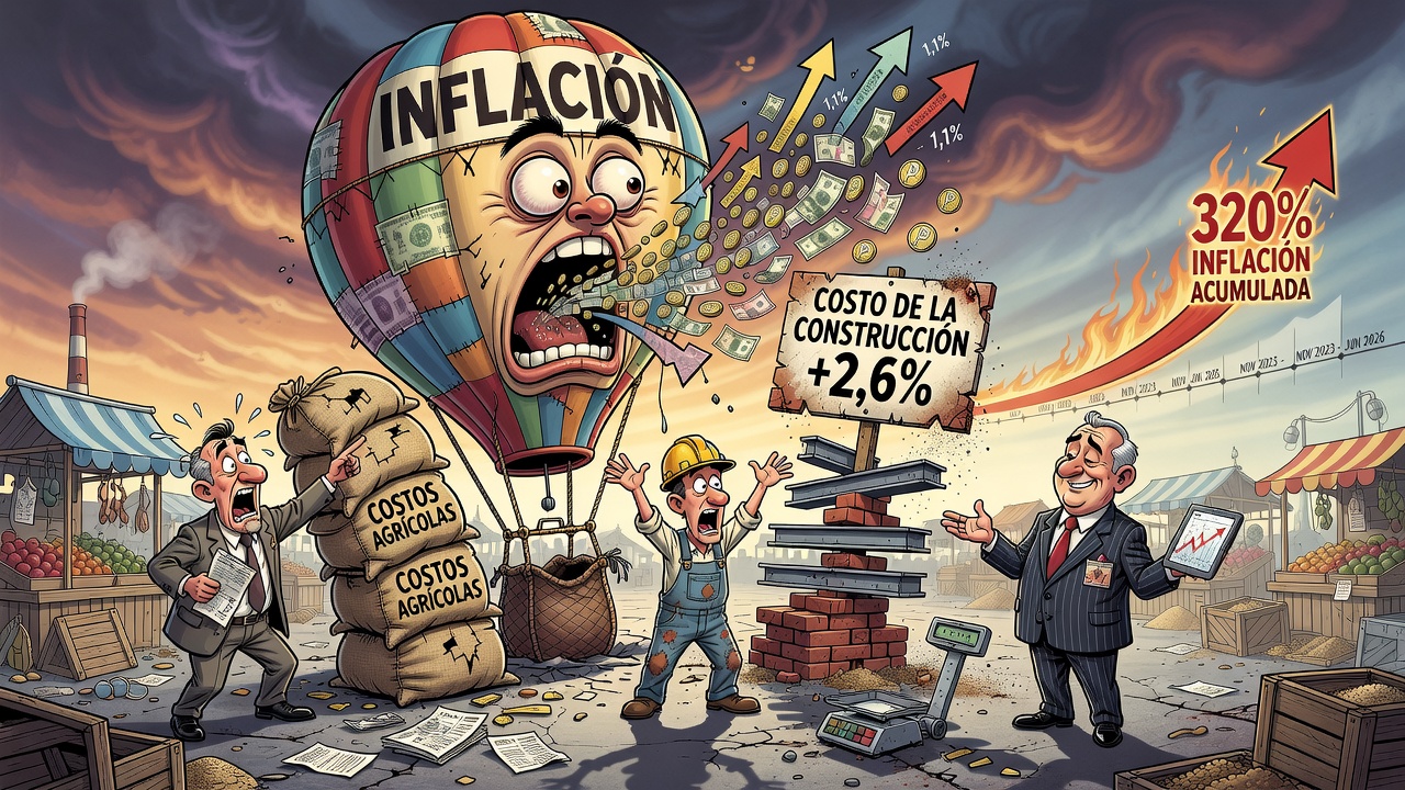 Inflación mayorista de junio fue de 1,1%, la más baja desde febrero