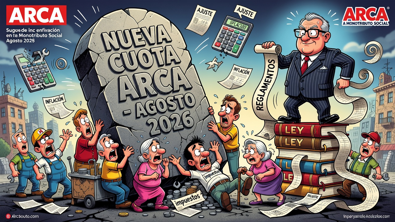 ARCA aumenta la cuota del Monotributo Social desde agosto de 2026