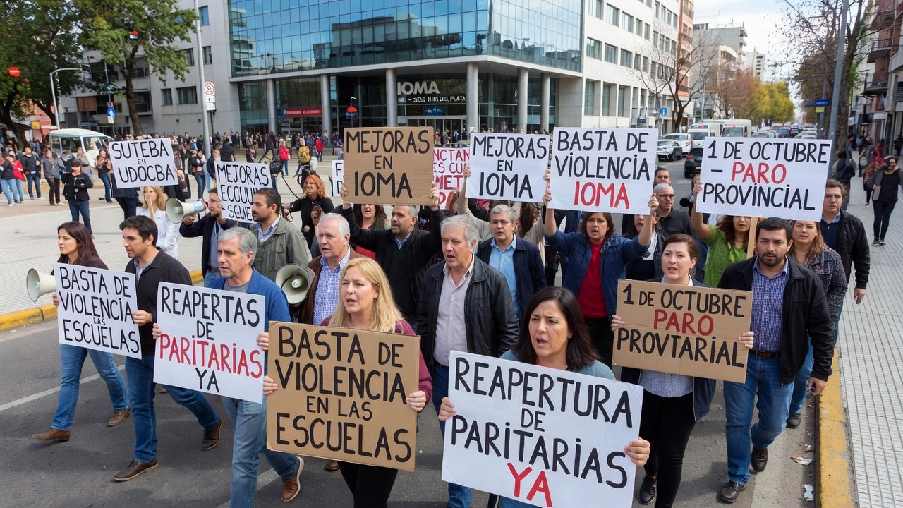 Un sector docente convocó a un paro para el miércoles por reclamos salariales