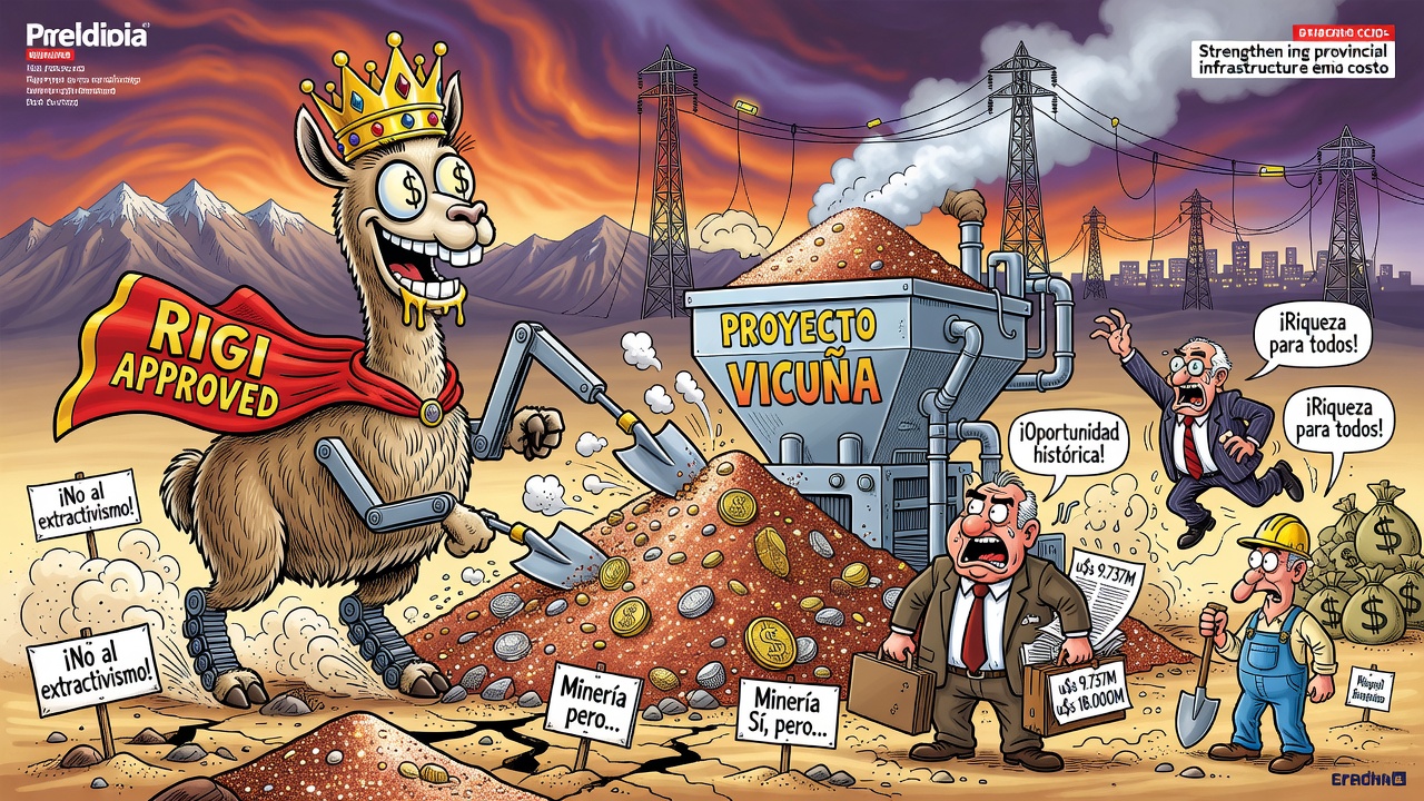 Image for Vicuña obtuvo la aprobación definitiva del RIGI y acelera el mayor proyecto de cobre de Argentina