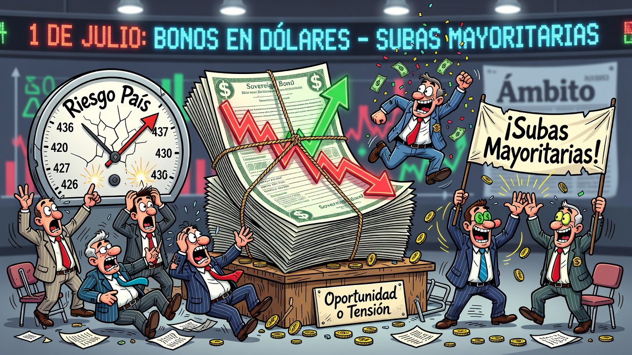 Image for Bonos soberanos en dólares anotaron subas mayoritarias el 1 de julio