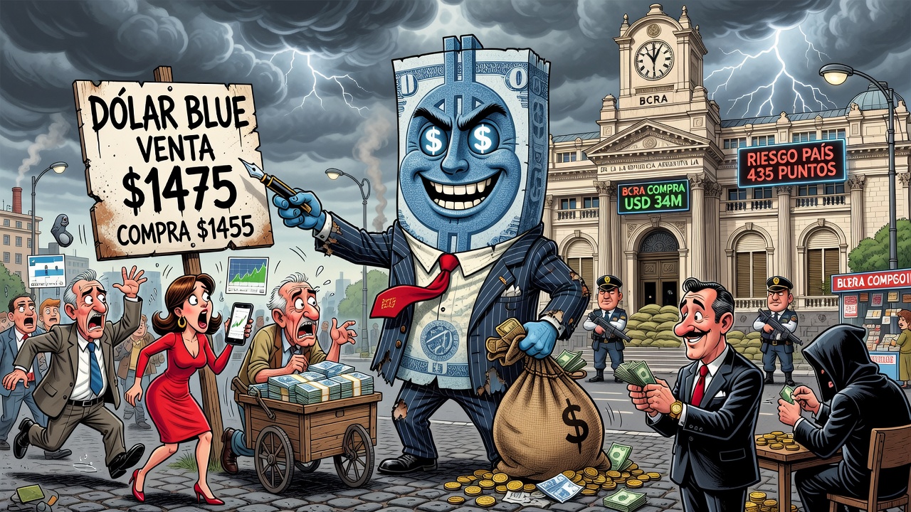 Image for Dólar blue cotiza a $1475 para la venta este 18 de junio