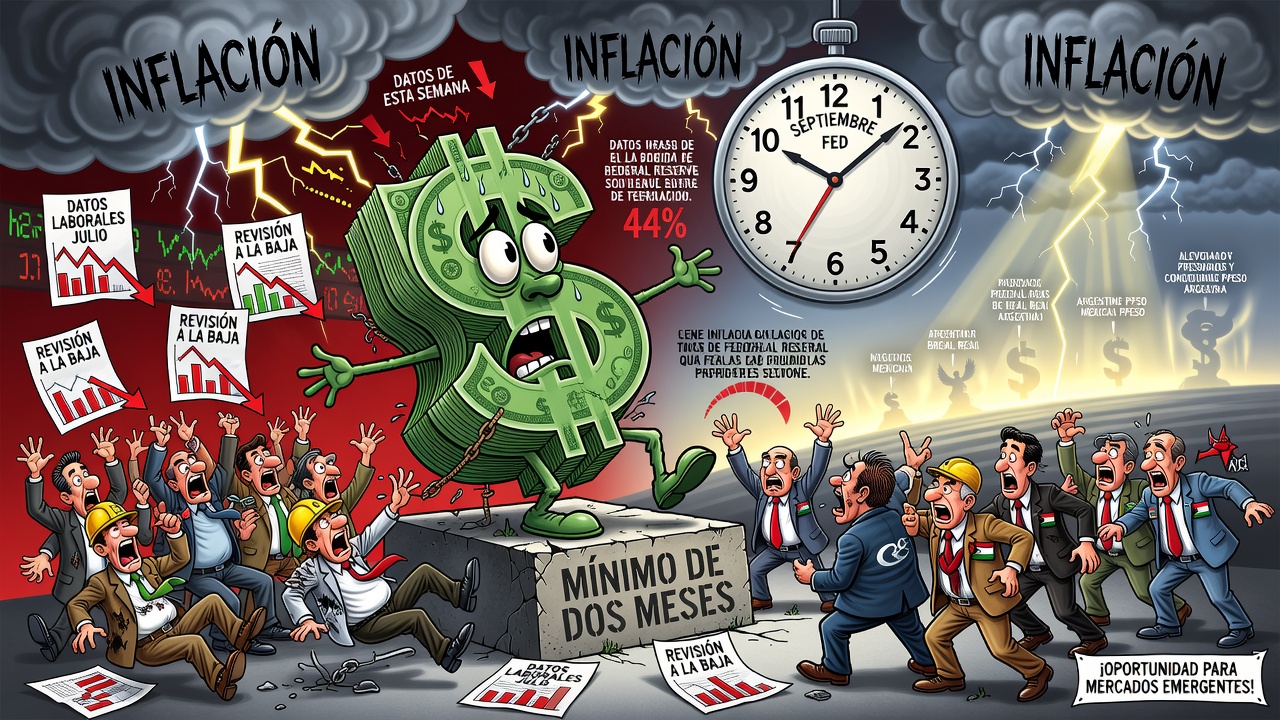Dólar se estabiliza cerca de mínimo de dos meses tras débiles datos laborales en EE.UU. mientras se esperan cifras de inflación