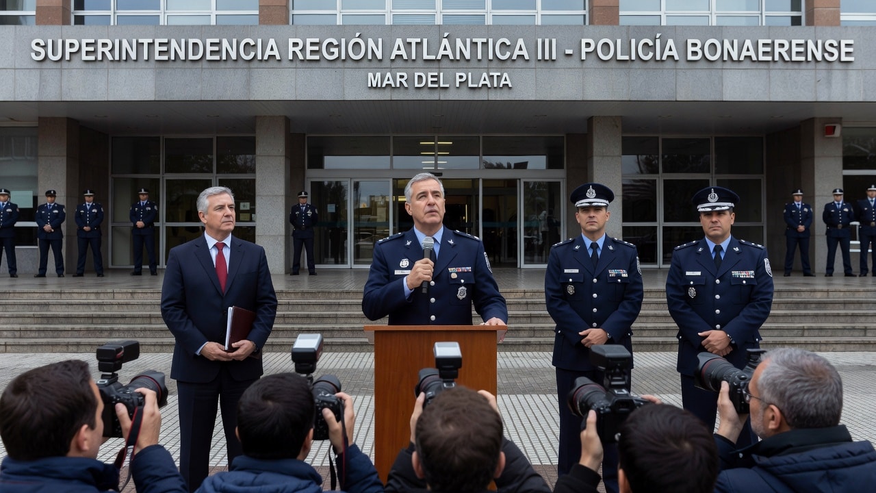 Cambian al jefe de la Superintendencia Región Atlántica III de la Policía Bonaerense
