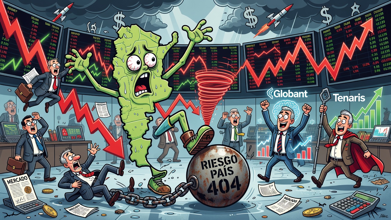 Mayoría de ADRs argentinas cerraron en baja en Wall Street y riesgo país cerca de 400 puntos