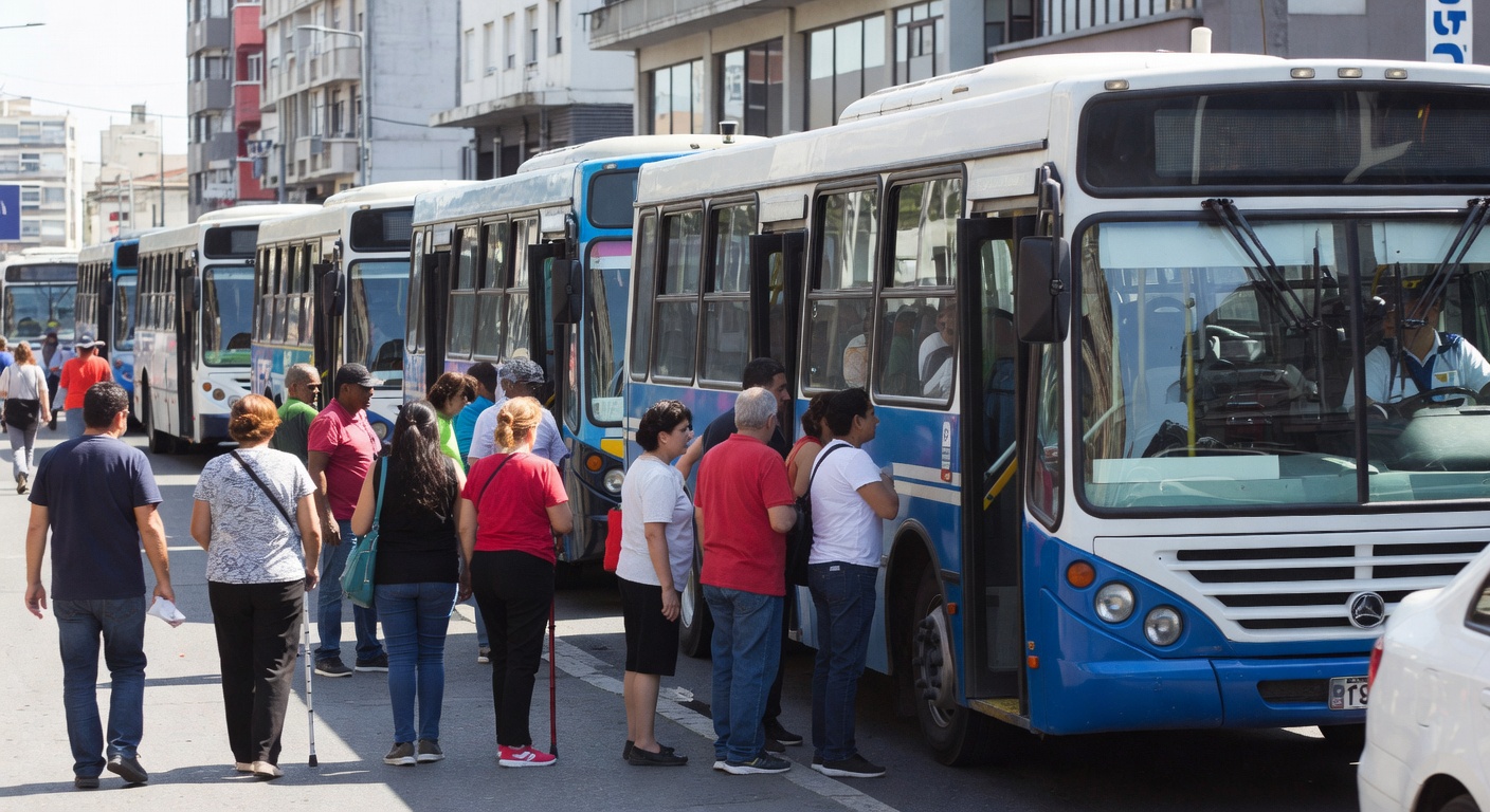 Image for Se levantó el paro de colectivos tras el depósito de sueldos
