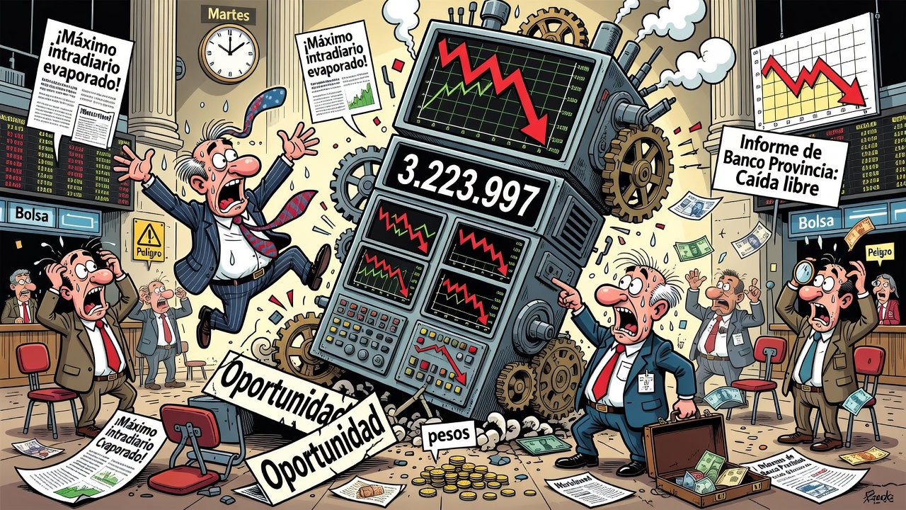 Image for El Merval cayó 1,3% y cerró en 3.223.997 puntos