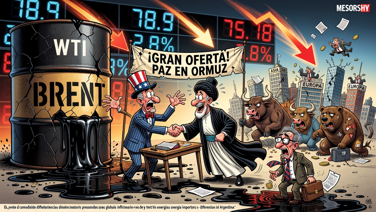 Precio del petróleo cae por debajo de 80 dólares tras negociaciones entre EE.UU. e Irán