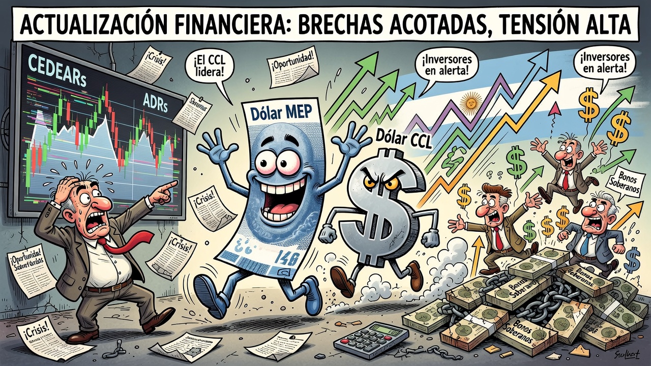 Image for Actualización de cotizaciones financieras y brechas cambiarias