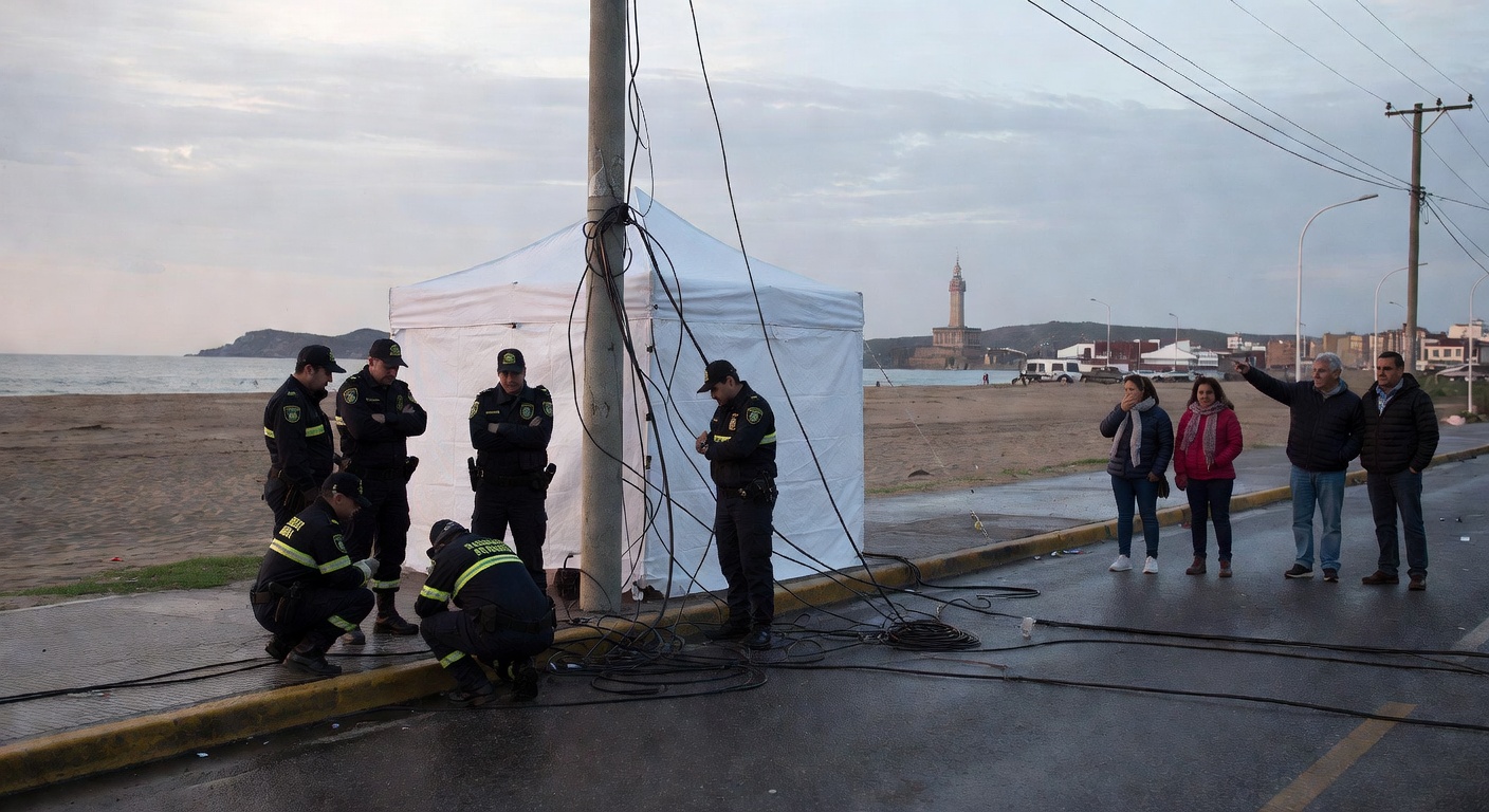 Joven murió tras electrocutarse e investigan si fue cuando intentaba robar cables en la calle