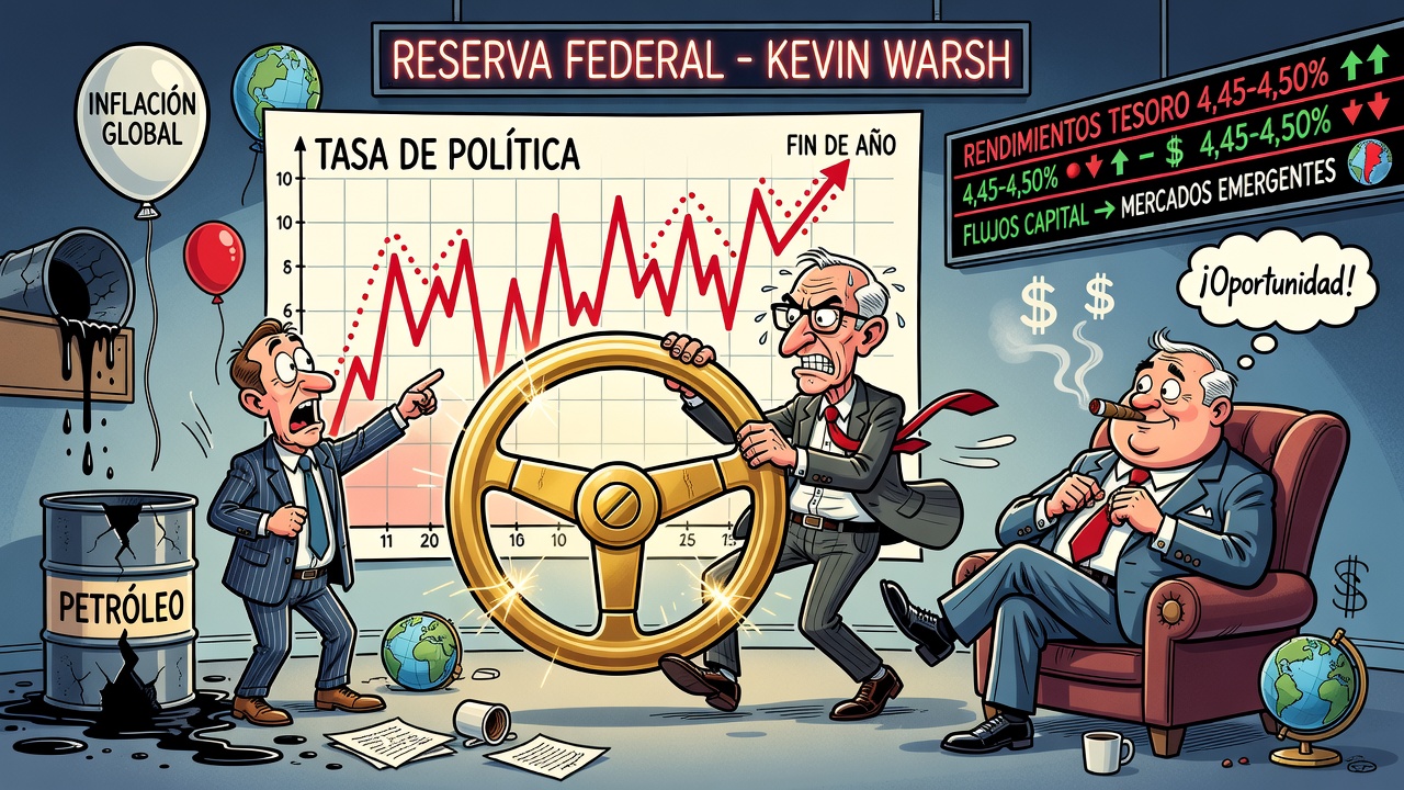 Reserva Federal mantiene tasas en 3,50-3,75% bajo presidencia de Kevin Warsh