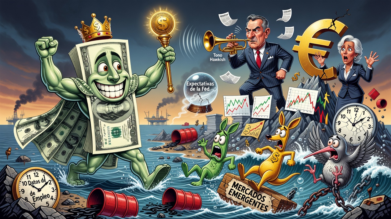 Dólar se encamina a su mejor mes en casi un año por tensiones en Golfo y expectativas de la Fed