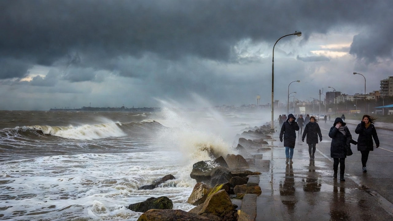 Pronóstico SMN para Mar del Plata: tormentas fuertes y vientos intensos