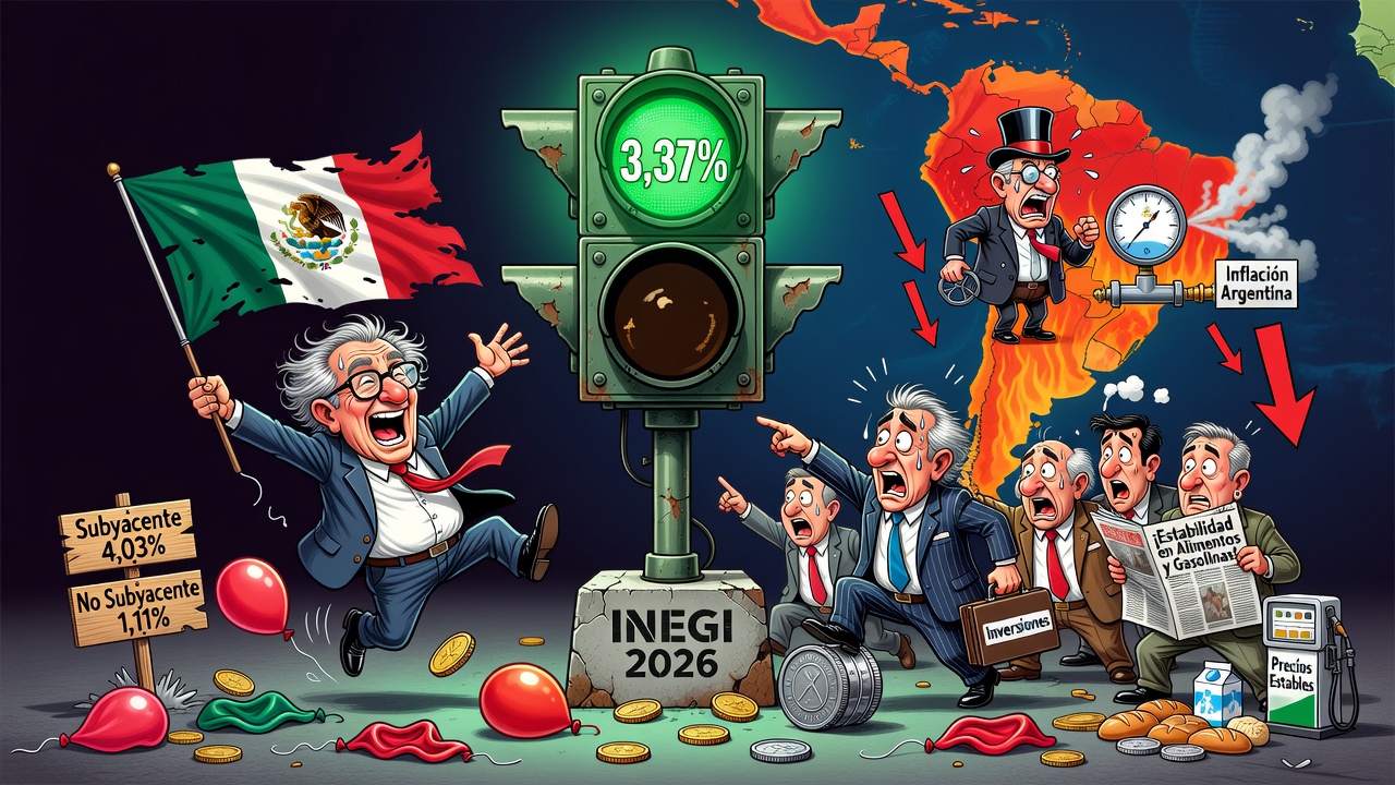 Inflación en México se moderó a 3,37% anual en junio de 2026