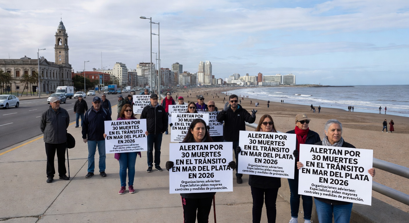 Image for Alertan por 30 muertes en el tránsito en Mar del Plata en 2026