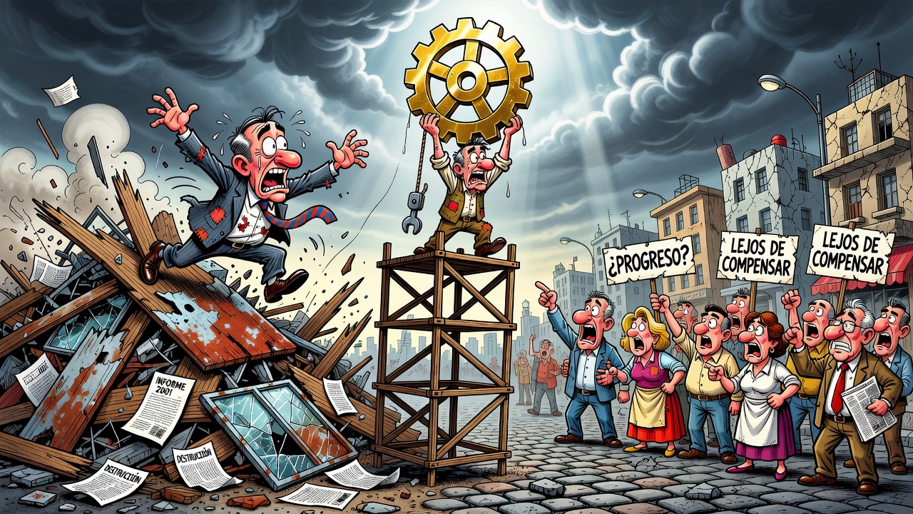 La creación de empresas toca nivel de la crisis de 2001 y queda lejos de compensar la destrucción de firmas