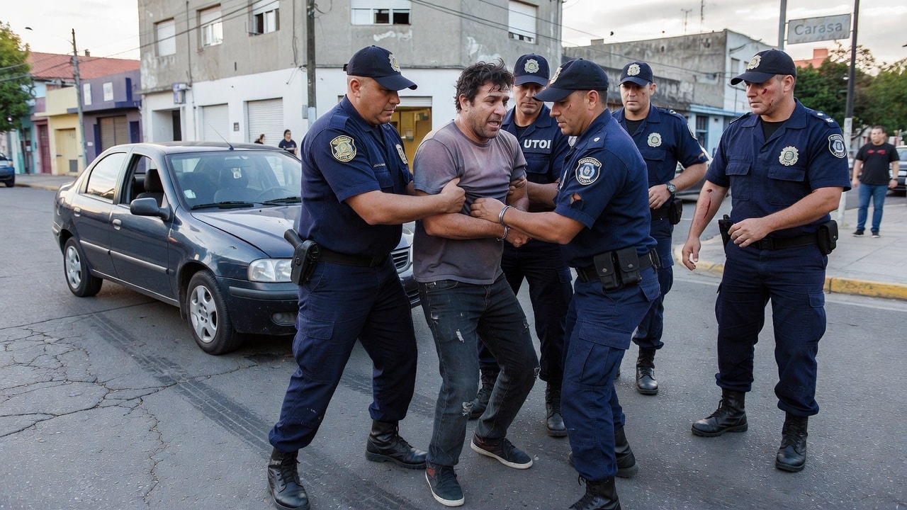 Detuvieron a un hombre que evadió un control e intentó atropellar a policías en Mar del Plata