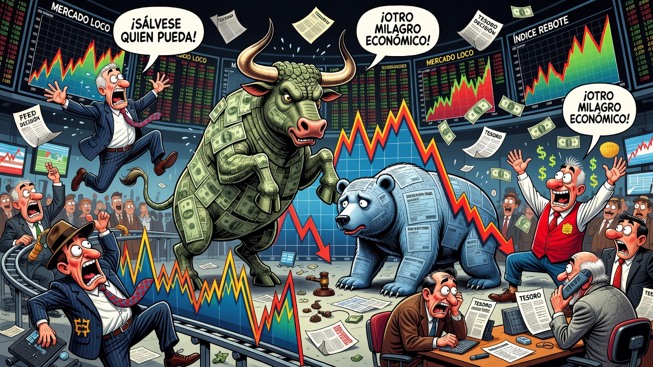 Image for Mercado: las acciones rebotaron hasta 7,6% en Wall Street y el riesgo país volvió a bajar