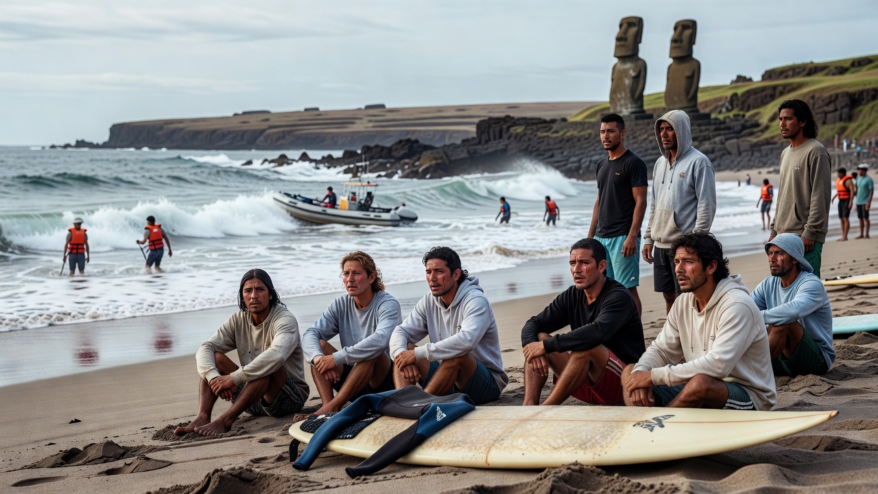 Murió un surfista marplatense en la Isla de Pascua tras una emergencia en el mar
