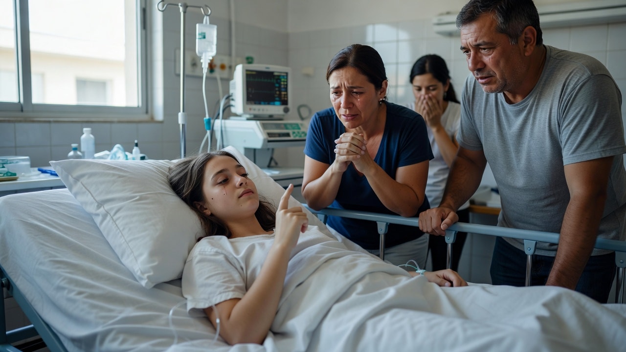 La adolescente baleada en la cabeza en Mar del Plata abrió los ojos y dio una señal que renovó la esperanza de su familia