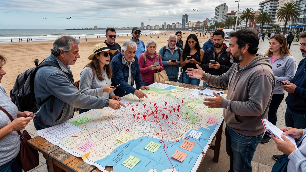 Un mapa ciudadano expone un récord histórico de robos en Mar del Plata