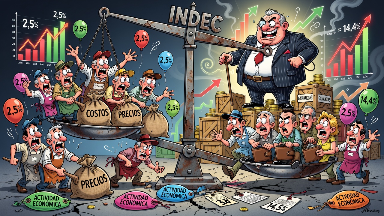 La inflación mayorista subió 2,5% en mayo según el INDEC