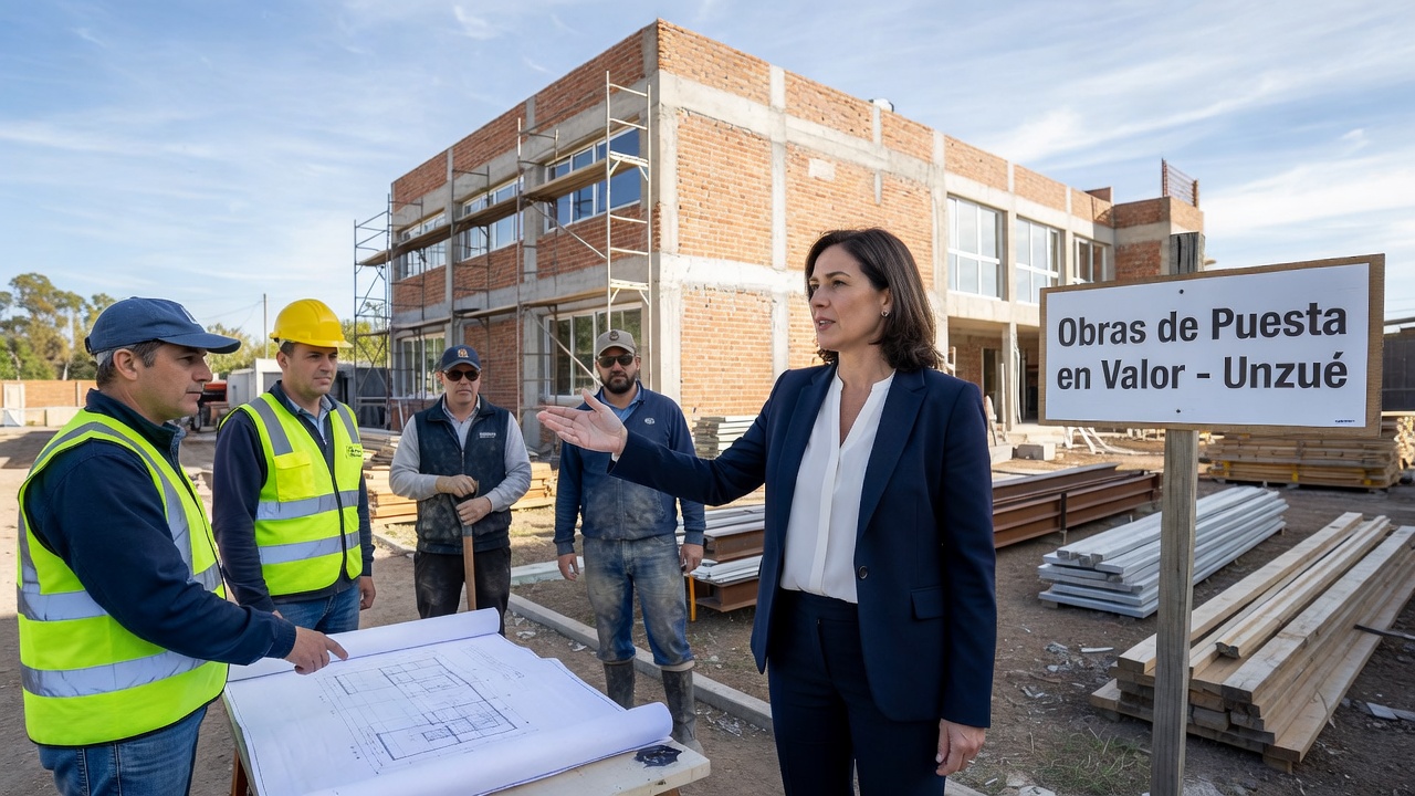 Image for Pettovello recorrió obras en el Unzué y anunció centro de formación