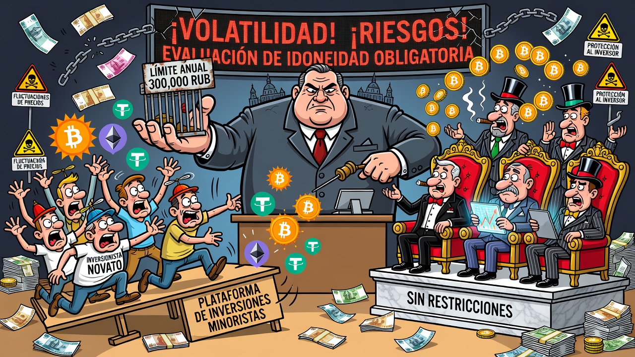 Rusia autoriza el comercio de Bitcoin, Ethereum y USDT para inversores minoristas con límite anual