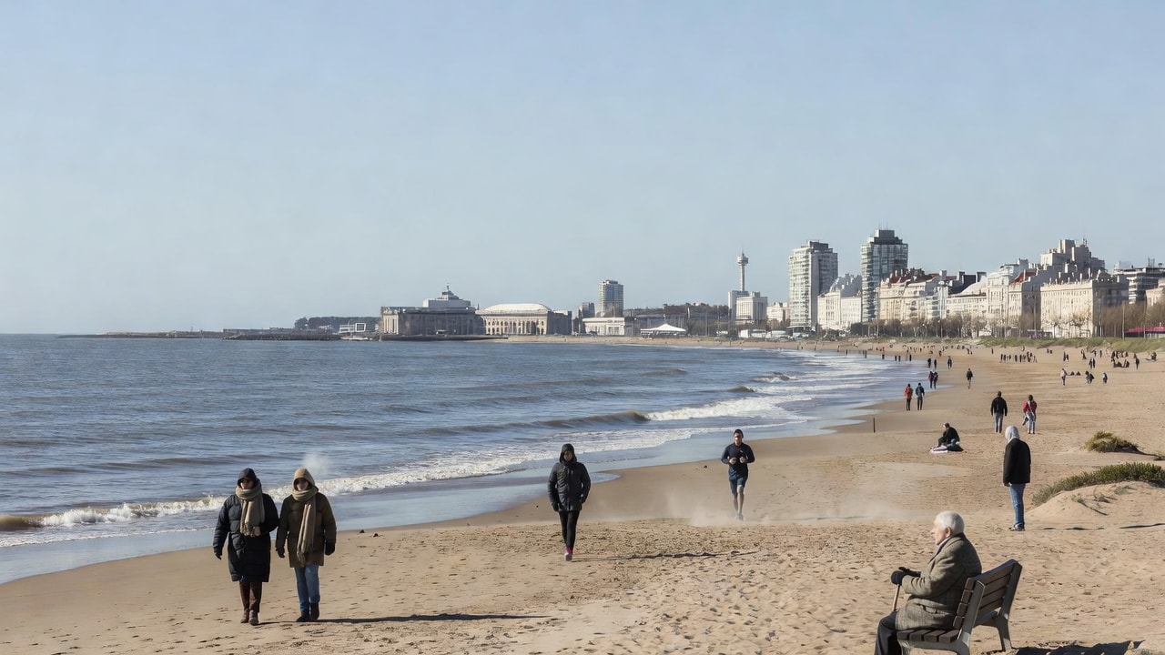 Pronóstico del tiempo en Mar del Plata para el 8 de septiembre: entre 4°C y 15°C sin lluvias