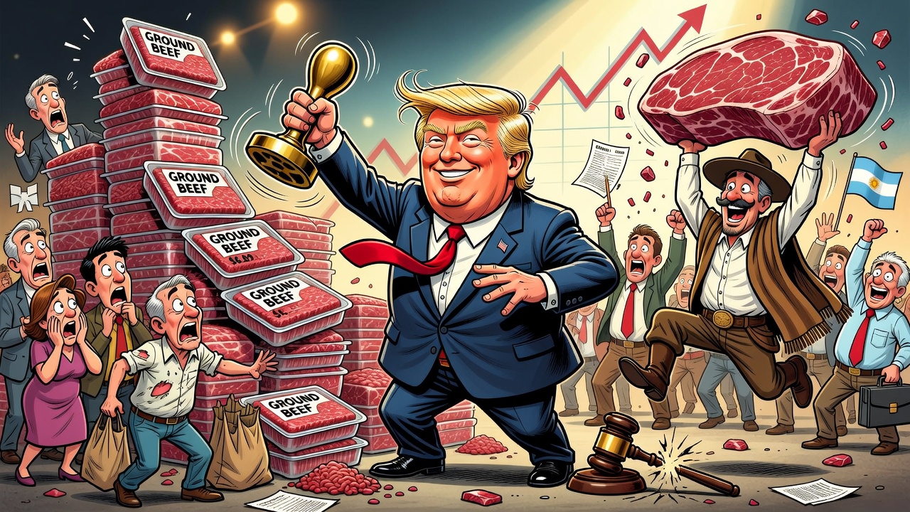 Trump suspende temporalmente aranceles a importaciones de carne beneficiando a Argentina