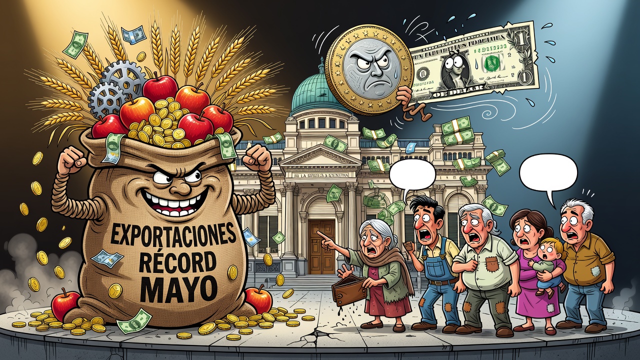 Récord histórico de exportaciones en mayo fortaleció reservas del BCRA