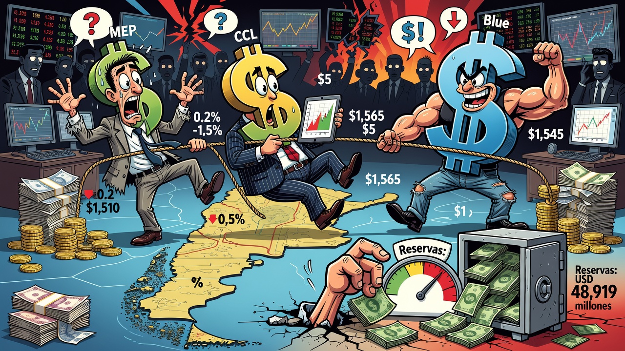 Image for Bajaron el dólar MEP y el CCL mientras el blue subió a $1.545