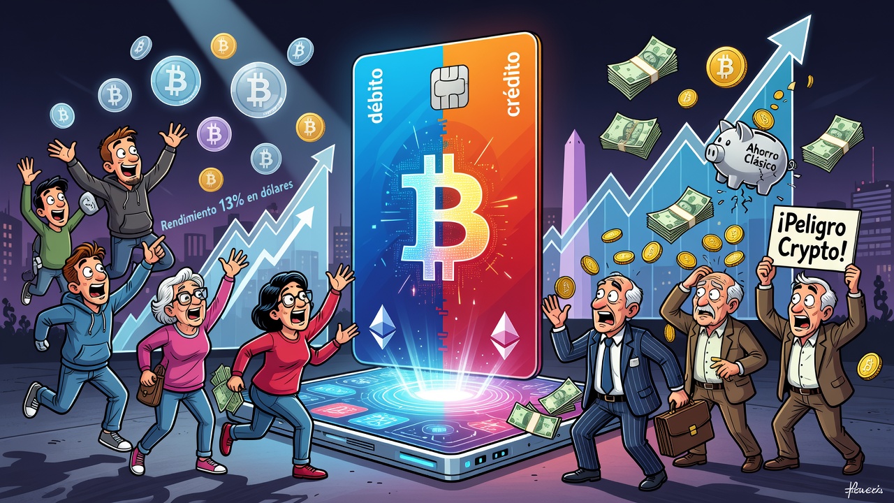Lanzan en Argentina la primera tarjeta cripto con modalidad de débito y crédito