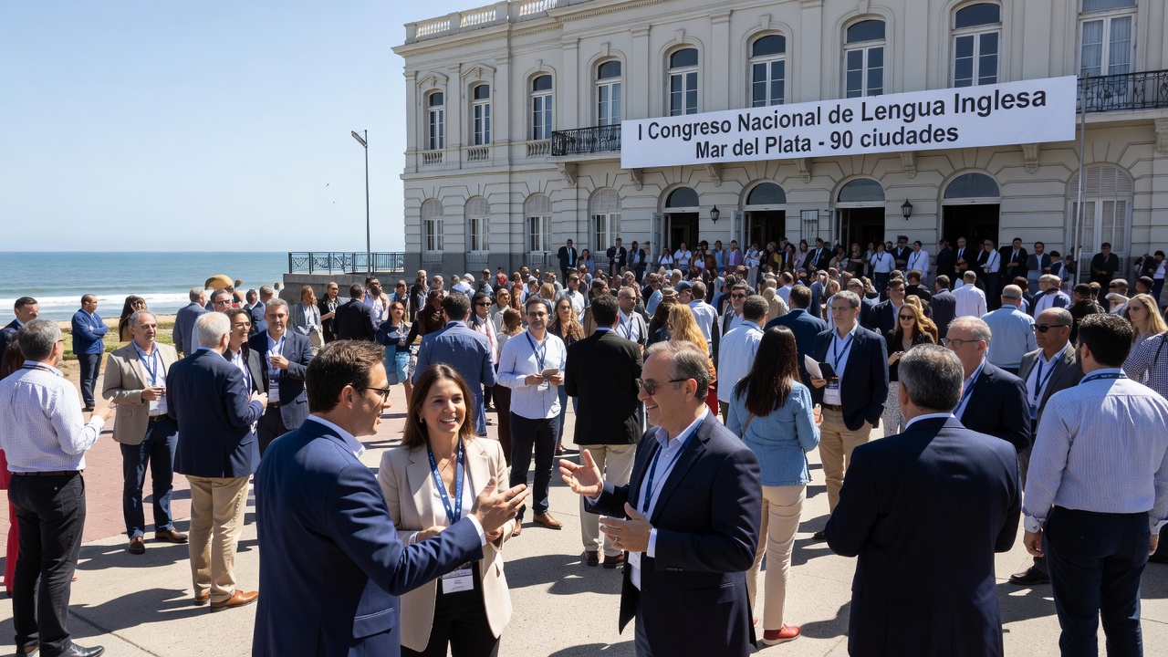 Mar del Plata recibe el I Congreso Nacional de Lengua Inglesa con representantes de 90 ciudades