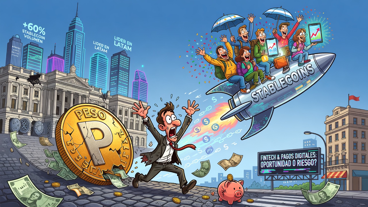 Argentina lidera adopción de stablecoins en Sudamérica