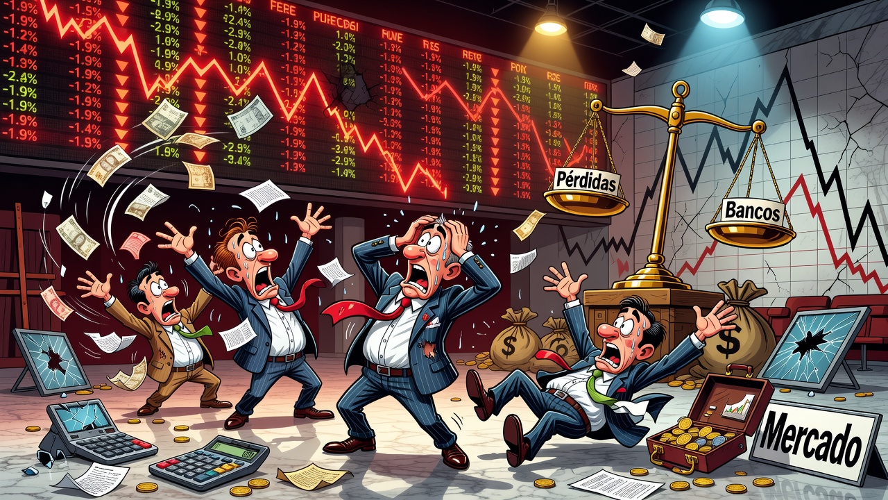 Acciones de bancos registraron pérdidas en el Merval y sus ADRs