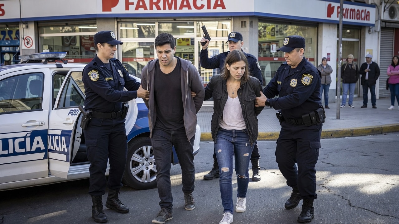 Aprehendieron a un hombre y una mujer por robo a un drugstore en Mar del Plata