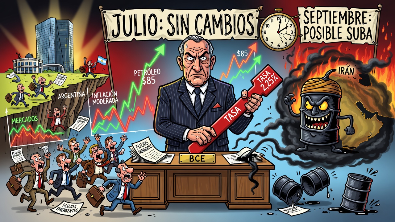 Image for BCE mantendría la tasa en 2,25% en julio ante moderación de la inflación