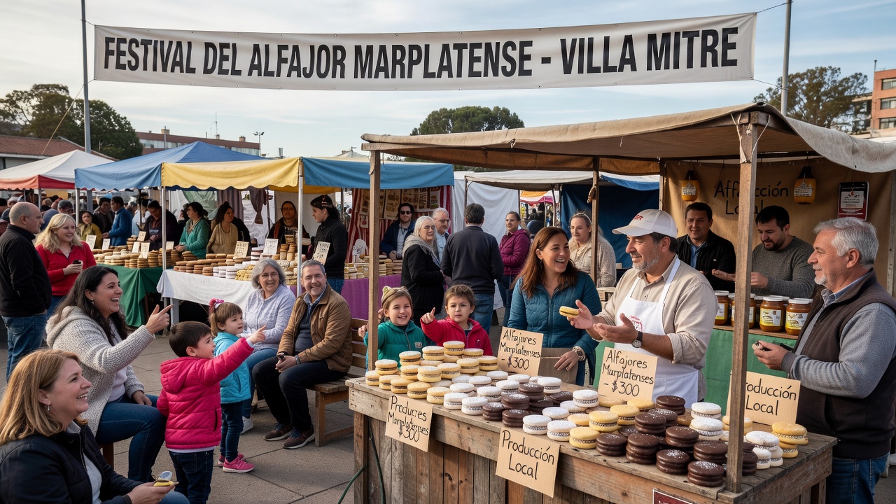 El Festival del Alfajor Marplatense reunió a más de 6 mil personas en Villa Mitre