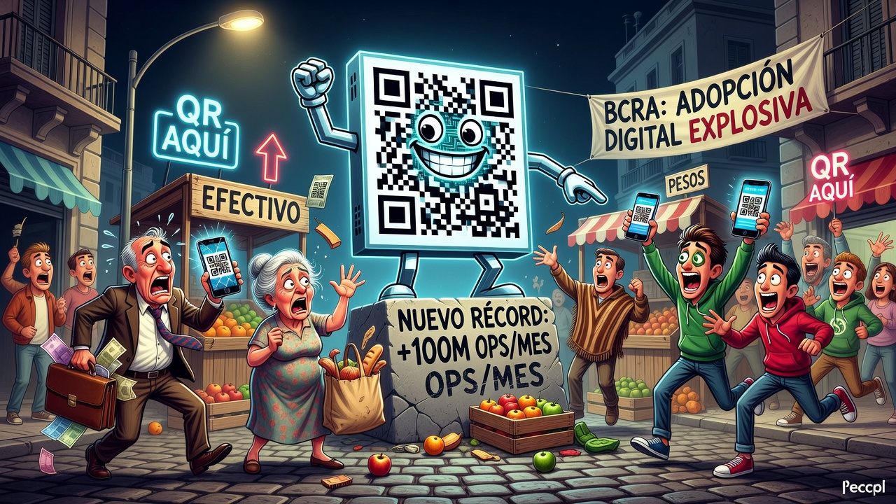 Los pagos con QR marcaron un nuevo récord y ya superan los 100 millones de operaciones mensuales